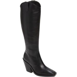 Vince Camuto Black Cowboy Boot